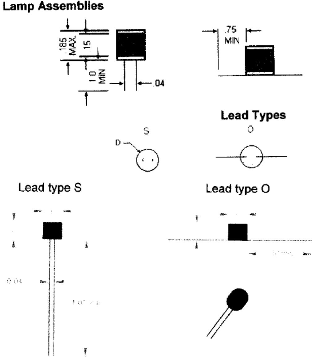 NVIS Lamp Assembly Types